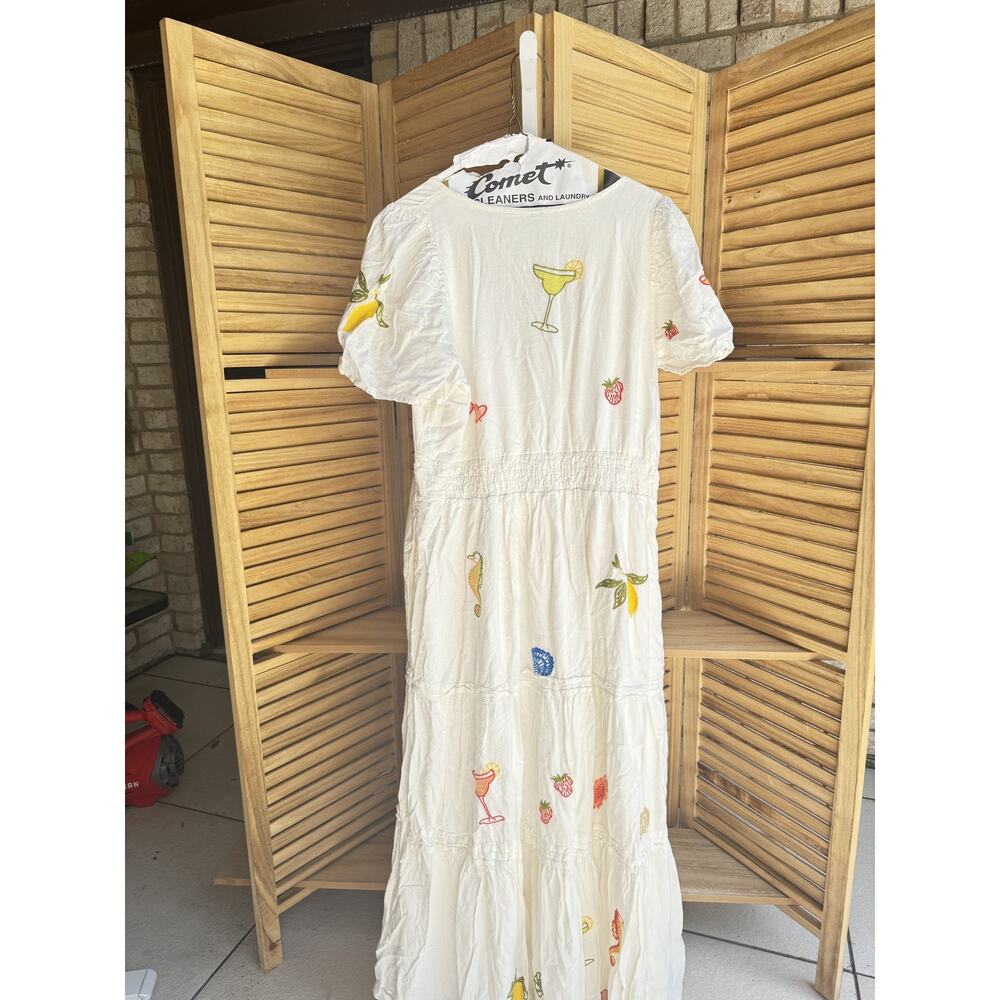 Anthropologie Dress White Size M - Picture 4 of 5